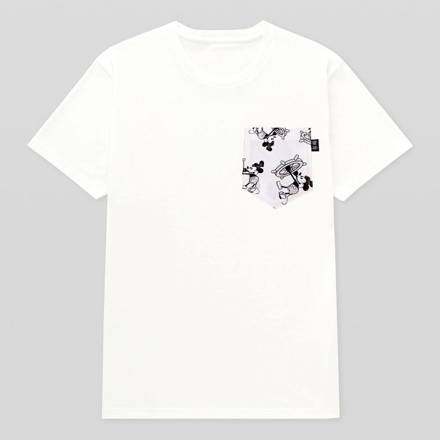 Steamboat Mickey Pocket Tee for Guys