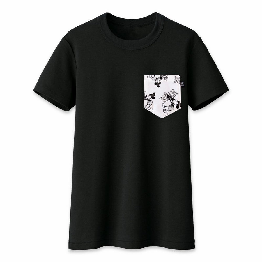 Steamboat Mickey Pocket Tee for Gals