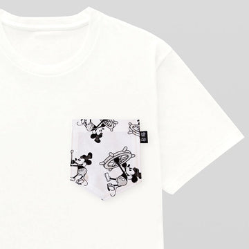 Steamboat Mickey Pocket Tee for Guys