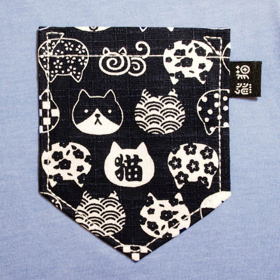 Neko Neko Pocket Ringer Tee for Gals - Panda Butt