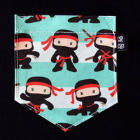 Ninja Pocket Tee for Guys - Panda Butt