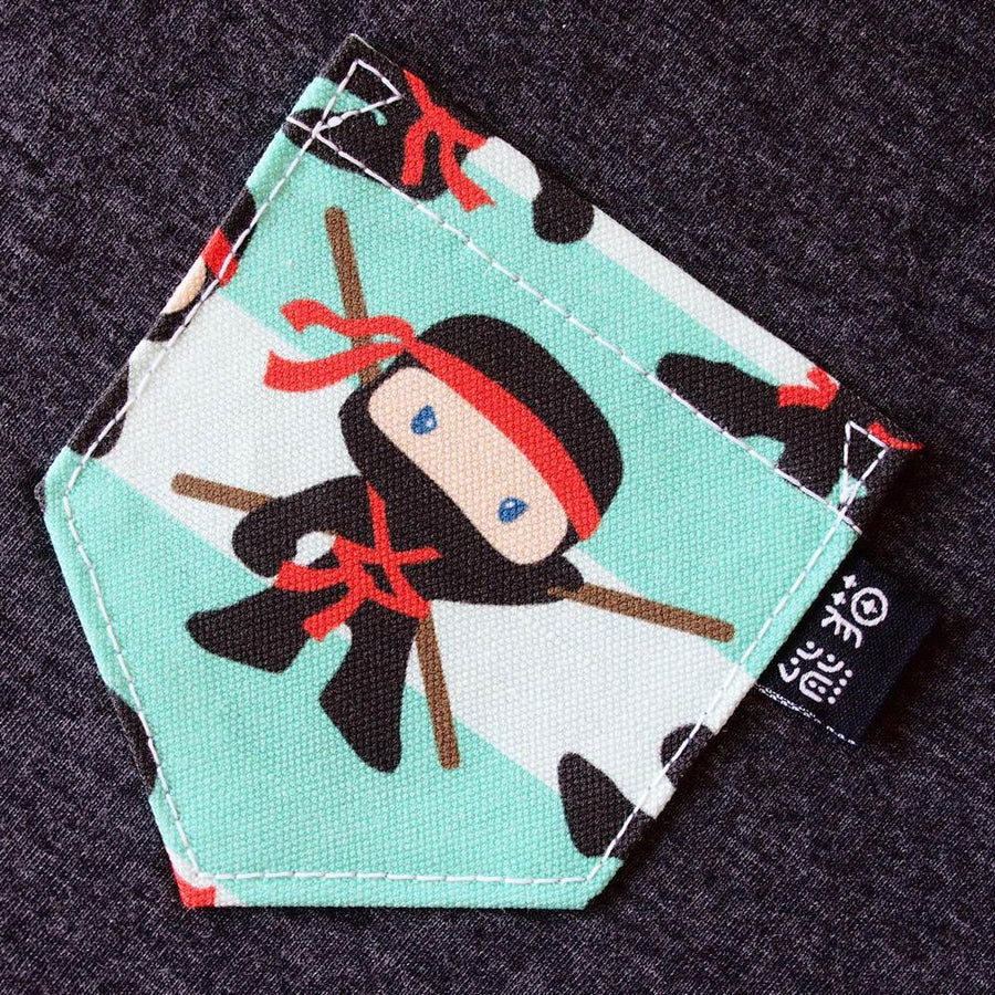 Ninja Pocket Tee for Kids - Panda Butt