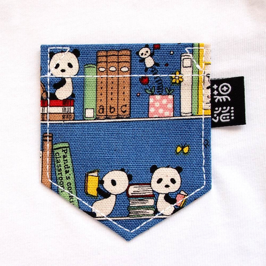 Panda Storytime Pocket Tee for Kids - Panda Butt