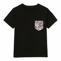 だるま Daruma Pocket Tee for Toddlers - Panda Butt