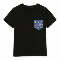 Panda Storytime Pocket Tee for Toddlers - Panda Butt