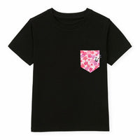 桜 Sakura Panda Pocket Tee for Toddlers - Panda Butt