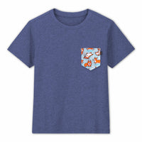 Corgi Hugs Pocket Tee for Kids - Panda Butt