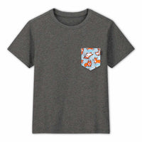 Corgi Hugs Pocket Tee for Kids - Panda Butt