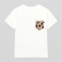 招き猫 Maneki Neko Pocket Pocket Tee for Kids - Panda Butt