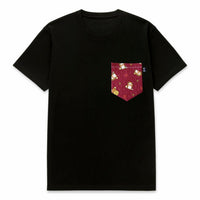 Lucky Tanuki Pocket Tee for Guys - Panda Butt