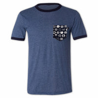 Neko Neko Pocket Ringer Tee for Guys - Panda Butt