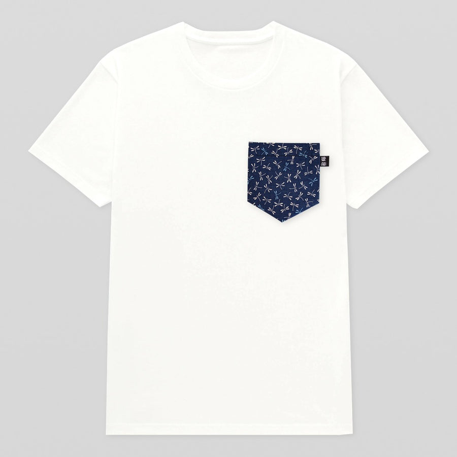 Dragonfly Pocket Tee for Guys - Panda Butt