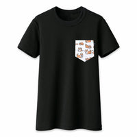 Corgi Oops Pocket Tee for Gals - Panda Butt
