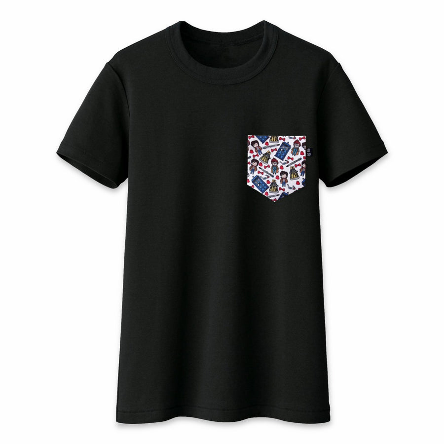 The Doc Pocket Tee for Gals - Panda Butt