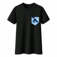 富士山 Mount Fuji Pocket Tee for Gals - Panda Butt