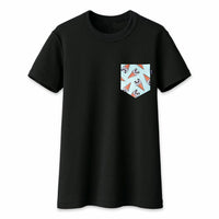 Panda Ice Cream Pocket Tee for Gals - Panda Butt
