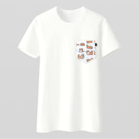 Corgi Oops Pocket Tee for Gals - Panda Butt