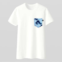 富士山 Mount Fuji Pocket Tee for Gals - Panda Butt
