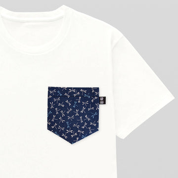 Dragonfly Pocket Tee for Guys - Panda Butt