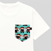 Ninja Pocket Tee for Guys - Panda Butt