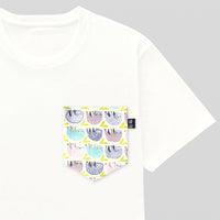 Slow the Sloth Down Pocket Tee for Guys - Panda Butt